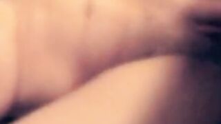 She Rubs Her Big Tits as I Fuck Her Pussy and Cum on Her