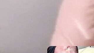JoeSchmoeXXX.com - Nervous Isaac gets comfortable wanking off his BBC with satisfacti