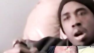 JoeSchmoeXXX.com - Nervous Isaac gets comfortable wanking off his BBC with satisfacti