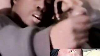 JoeSchmoeXXX.com - Nervous Isaac gets comfortable wanking off his BBC with satisfacti