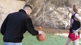 Basketball women slobbers over my bigcock