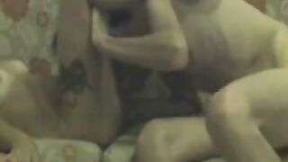 Mature Couple's Steamy Sofa Sex Session