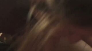 Cum-Hungry Brunette's Blowjob Treat