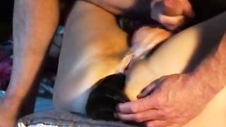Creamy Amateur Fun with a Vibrator Hoe 2