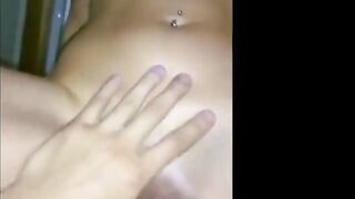 American Teen Rides her Boyfriend at Home Hoe 2