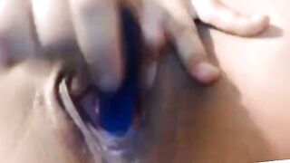 Busty Amateur Squirter Pleasures Herself