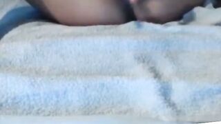 Busty Amateur Squirter Pleasures Herself