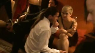 Thanksgiving Feast Orgy BDSM Harcore Rough Fucking Doggy Style in The Upper Floor