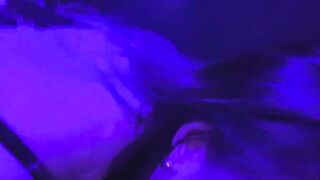 Big-Titted Amateur Teen Gives a POV Blowjob in a Nightclub Toilet
