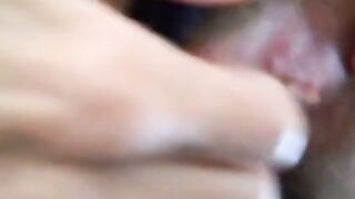 Hairy pussy girl gets fucked and filled with cum Hoe 2