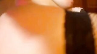 Rhoswen teases her big ass and pussy with a sex toy