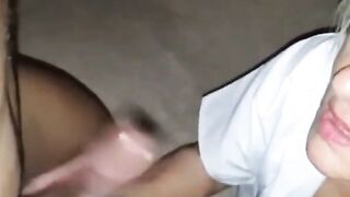 Hot MILF Gets Her Daily Mouthful of Cum