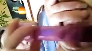 Creamy Pussy Orgasm with a Sex Toy