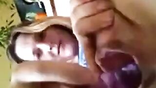 Creamy Pussy Orgasm with a Sex Toy