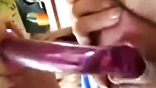 Creamy Pussy Orgasm with a Sex Toy