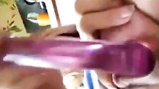 Creamy Pussy Orgasm with a Sex Toy