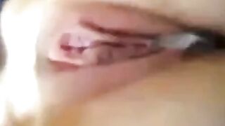 Creamy Pussy Orgasm with a Sex Toy