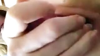 Creamy Pussy Orgasm with a Sex Toy