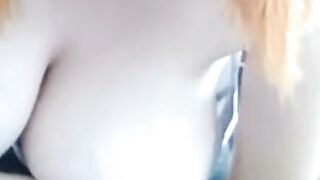 Redhead French Amateur With Big Boobs On Webcam