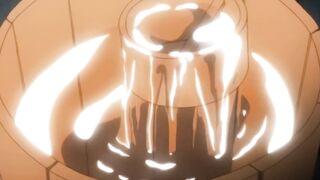 Colosseum no Senki: Big boobs blonde chained, ravaged in brutal bondage & anal BDSM