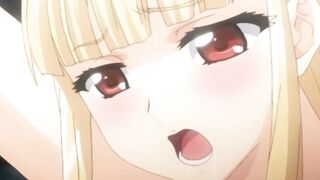 Colosseum no Senki: Big boobs blonde chained, ravaged in brutal bondage & anal BDSM