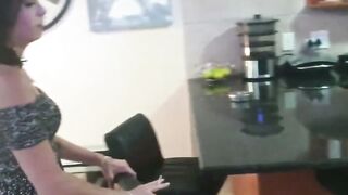 Smoking Hot Brunette MILF Teases on Webcam