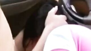 Car Webcam Fun with Pussy-Loving Lesbians