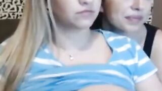 Big-Titted Lesbian Amateurs on Webcam
