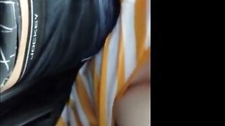 Big-Titted Italian Amateur Gives Roadhead