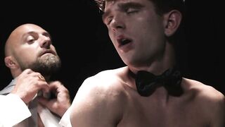Master Aries lets me out of the cage and fucks me