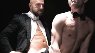 Master Aries lets me out of the cage and fucks me