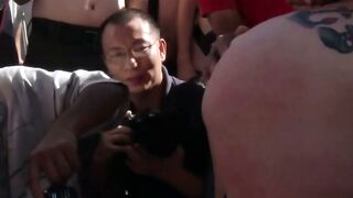 FolsomStreetFair2019 - BDSM Anal Play with Sex Toys in San Francisco Pride