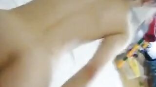 Skinny Taiwanese Girl Gives BJ and Gets Fucked in Doggy Style