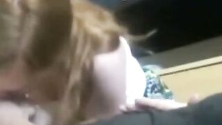 Girl's American-Czech Deep Throat Blowjob