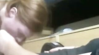 Girl's American-Czech Deep Throat Blowjob