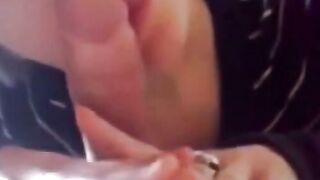 Cute Amateur Gives POV Blowjob at Home