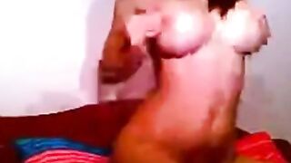 Big-Titted Amateur's Webcam Show Hoe 5