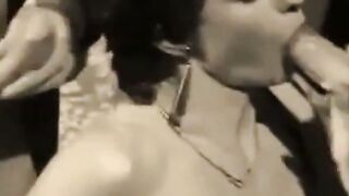 Harter Analsex mit deutscher Mutter in Nylonstrümpfen (Vintage-Gruppensex)