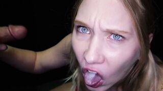 The cum matches your blue eyes, McKenna!