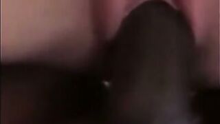 Big-Titted Blonde Rides Her BBC Daddy