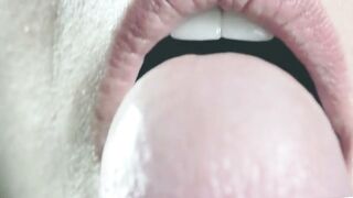 Sensual Asian MILF Gives Tongue Blowjob