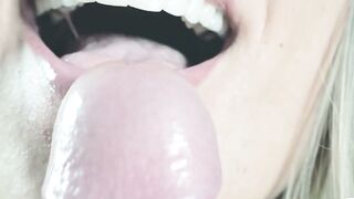 Sensual Asian MILF Gives Tongue Blowjob