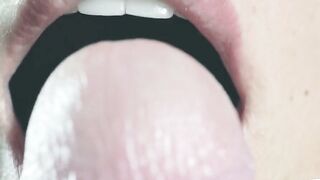 Sensual Asian MILF Gives Tongue Blowjob