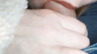 Redhead Babe Sucks Off Driver to Pay for Taxi Ride