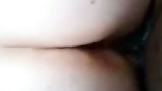 BBW Rides BBC Until He Cums on Her Big Ass