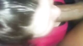Interracial Blowjob: Homemade Amateur Tape