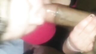 Interracial Blowjob: Homemade Amateur Tape