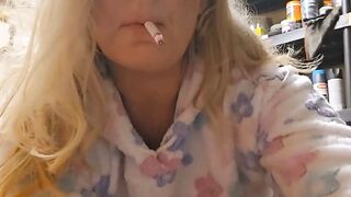 Smoking Babe Jerks You Off