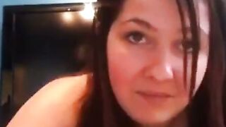 Big-Breasted BBW Amateur on Webcam