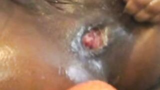 Black Anal BDSM Amateur on Webcam